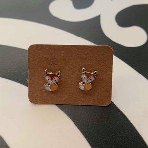 Fox Earrings for Kids